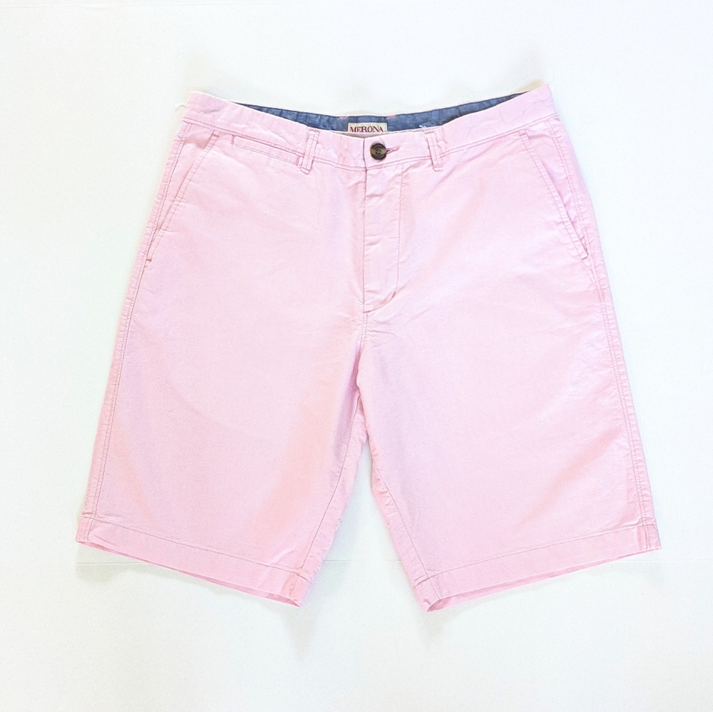Merona Light Pink Chino Cotton Shorts NWOT